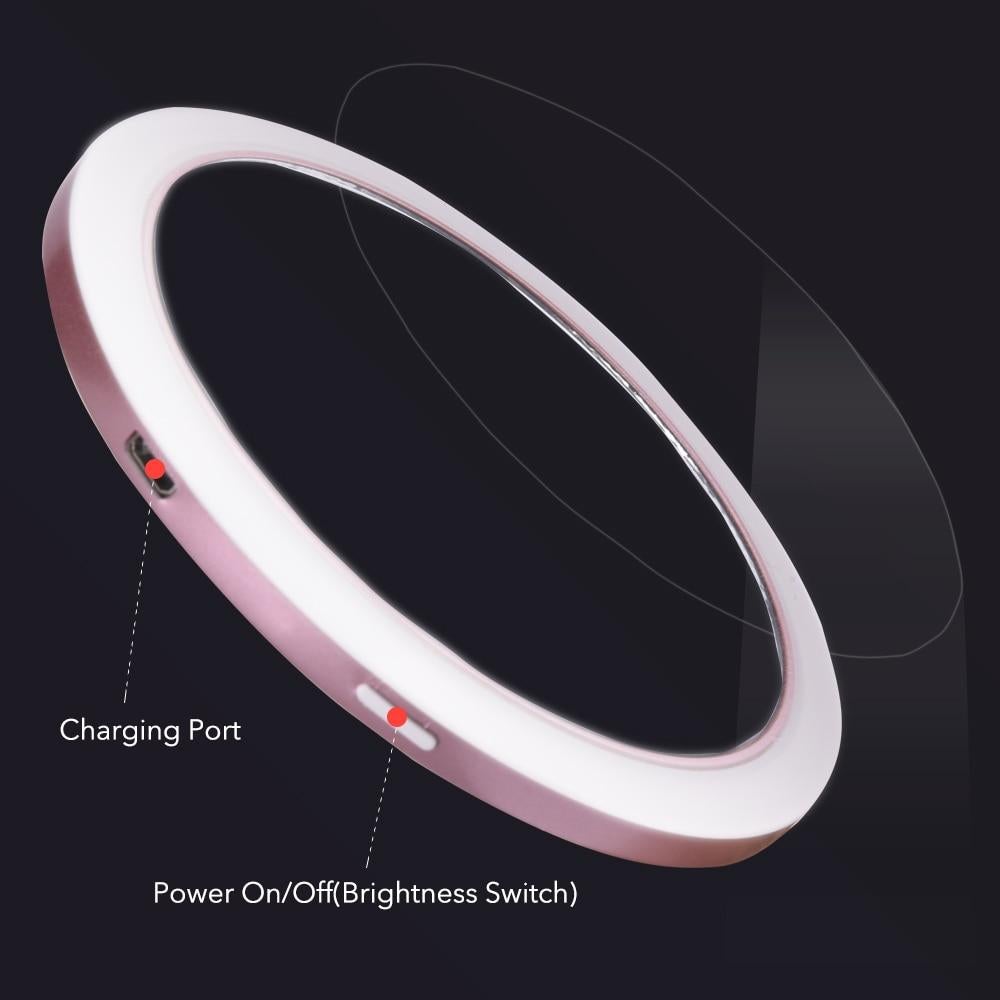 Rechargeable LED Makeup Mirror